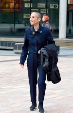 ADELE ROBERTS Leaves BBC Breakfast Studios in Manchester 04/11/2024