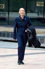 ADELE ROBERTS Leaves BBC Breakfast Studios in Manchester 04/11/2024