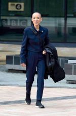 ADELE ROBERTS Leaves BBC Breakfast Studios in Manchester 04/11/2024