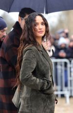 ADRIA ARJONA Arrives at Loewe Womenswear Fall/Winter 2024-2025 Show at Paris Fashion Week 03/01/2024