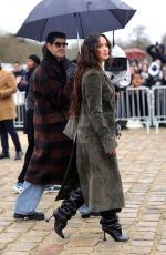ADRIA ARJONA Arrives at Loewe Womenswear Fall/Winter 2024-2025 Show at Paris Fashion Week 03/01/2024