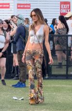 ALESSANDRA AMBROSIO Out at Coachella Music Festival in Indio 04/13/2024