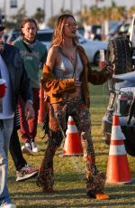 ALESSANDRA AMBROSIO Out at Coachella Music Festival in Indio 04/13/2024