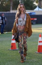 ALESSANDRA AMBROSIO Out at Coachella Music Festival in Indio 04/13/2024