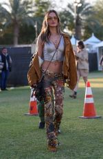 ALESSANDRA AMBROSIO Out at Coachella Music Festival in Indio 04/13/2024