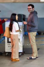 ALI WONG and Bill Hader on a Dinner Date at Sushi Park in West Hollywood 04/21/2024