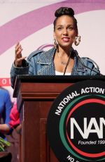 ALICIA KEYS at National Action Network Convention in New York 04/11/2024