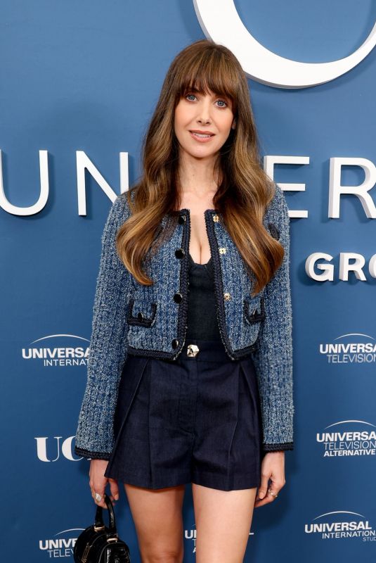 ALISON BRIE at NBC Universal Emmys Press Luncheon in Los Angeles 04/23/2024