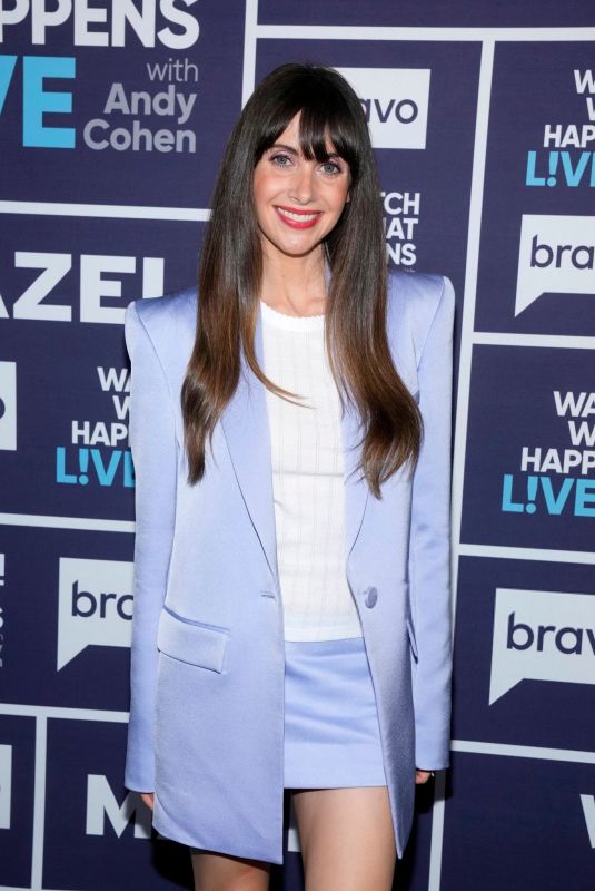 ALISON BRIE at Watch What Happens Live 04/08/2024