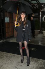 ALISON BRIE Leaves Her Hotel in New York 04/02/2024