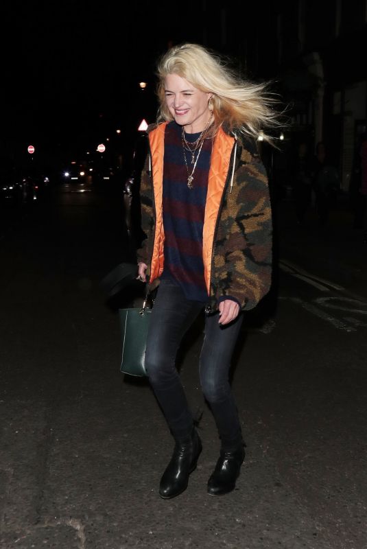 ALISON MOSSHART Arrives at Bella Freud’s Birthday Party in London 04/18/2024
