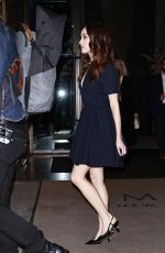 ALYCIA DEBNAM-CAREY Leaves Dior Fall 2024 Fashion Show in New York 04/15/2024