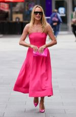 AMANDA HOLDEN Arrives at Heart Radio in London 04/08/2024