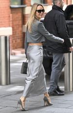 AMANDA HOLDEN Leaves Global Studios in London 04/25/2024