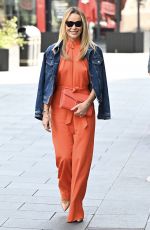 AMANDA HOLDEN Leaves Heart Breakfast Show In London 04/26/2024