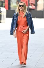 AMANDA HOLDEN Leaves Heart Breakfast Show In London 04/26/2024