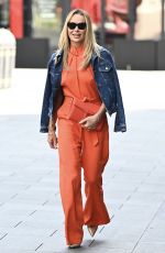 AMANDA HOLDEN Leaves Heart Breakfast Show In London 04/26/2024
