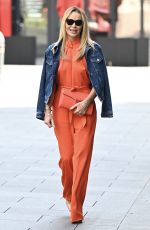 AMANDA HOLDEN Leaves Heart Breakfast Show In London 04/26/2024