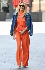AMANDA HOLDEN Leaves Heart Breakfast Show In London 04/26/2024
