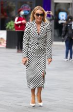 AMANDA HOLDEN Leaves Heart Radio in London 04/11/2024