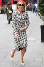 AMANDA HOLDEN Leaves Heart Radio in London 04/11/2024