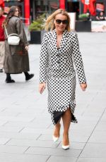 AMANDA HOLDEN Leaves Heart Radio in London 04/11/2024