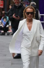 AMANDA HOLDEN Leaves Heart Radio in London 04/19/2024
