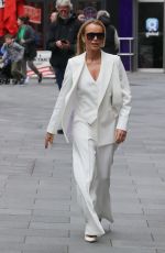 AMANDA HOLDEN Leaves Heart Radio in London 04/19/2024