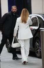 AMANDA HOLDEN Leaves Heart Radio in London 04/19/2024