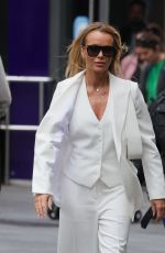AMANDA HOLDEN Leaves Heart Radio in London 04/19/2024