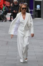 AMANDA HOLDEN Leaves Heart Radio in London 04/19/2024