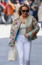 AMANDA HOLDEN Leaves Heart Radio Studios in London 04/18/2024
