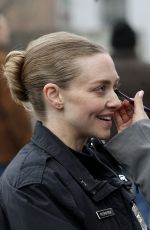 AMANDA SEYFRIED on the Set of Long Bright River 04/08/2024