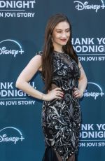 AMBER DOIG-THORNE at Thank You, Goodnight The Bon Jovi Story Premiere in London 04/17/2024