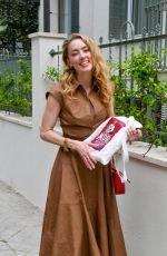 AMBER HEARD Receives Presents on Her 38th Birthday Outside Her Home in Madrid 04/22/2024