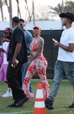 AMBER ROSE at Coachella Valley Music and Arts Festival in Indio 04/12/2024