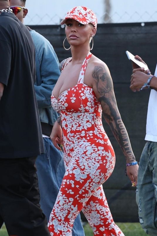 AMBER ROSE at Coachella Valley Music and Arts Festival in Indio 04/12/2024