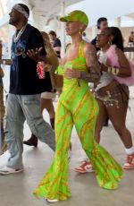 AMBER ROSE Out at Coachella Valley Music and Arts Festival in Indio 04/13/2024