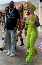 AMBER ROSE Out at Coachella Valley Music and Arts Festival in Indio 04/13/2024