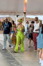 AMBER ROSE Out at Coachella Valley Music and Arts Festival in Indio 04/13/2024