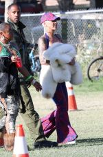AMBER ROSE Out at Coachella Valley Music and Arts Festival in Indio 04/14/2024