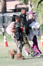 AMBER ROSE Out at Coachella Valley Music and Arts Festival in Indio 04/14/2024