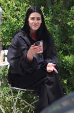 AMELIA HAMLIN Waiting at a Nail Salon in Santa Monica 04/22/2024