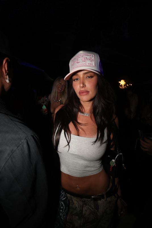 ANASTASIA KARANIKOLAOU at Revolve and PizzaSlime’s Country Festival Afterparty in Thermal 04/27/2024