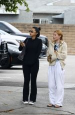 ANGELA AGUILAR Arrives at Matsuisha in Los Angeles 04/25/2024