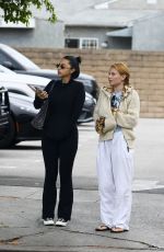 ANGELA AGUILAR Arrives at Matsuisha in Los Angeles 04/25/2024