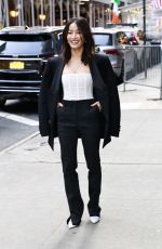 ANNA SAWAI Arrives at Good Morning America in New York 04/17/2024