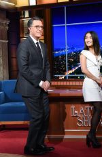 ANNA SAWAI at Late Show with Stephen Colbert in New York 04/15/2024