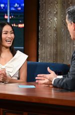 ANNA SAWAI at Late Show with Stephen Colbert in New York 04/15/2024