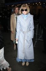 ANNA WINTOUR Arrives at Suffs the Musical Opening Night at Music Box Theatre in New York 014/18/2024